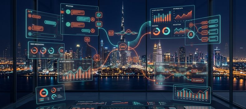 AI-Driven Omnichannel Marketing in Dubai Scaling B2B Lead Generation with SMS, WhatsApp, & Smart Data UAE